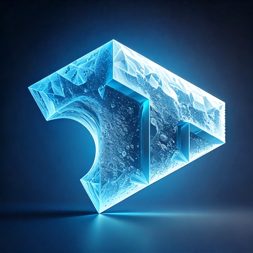 Home 36 Firefly a logo made of ice 159660